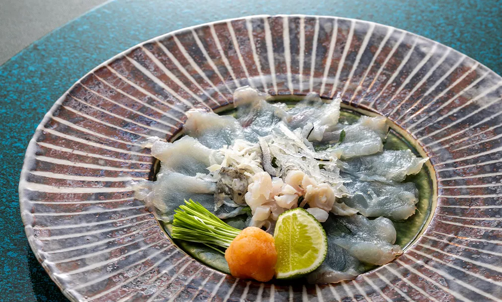 河豚の刺身