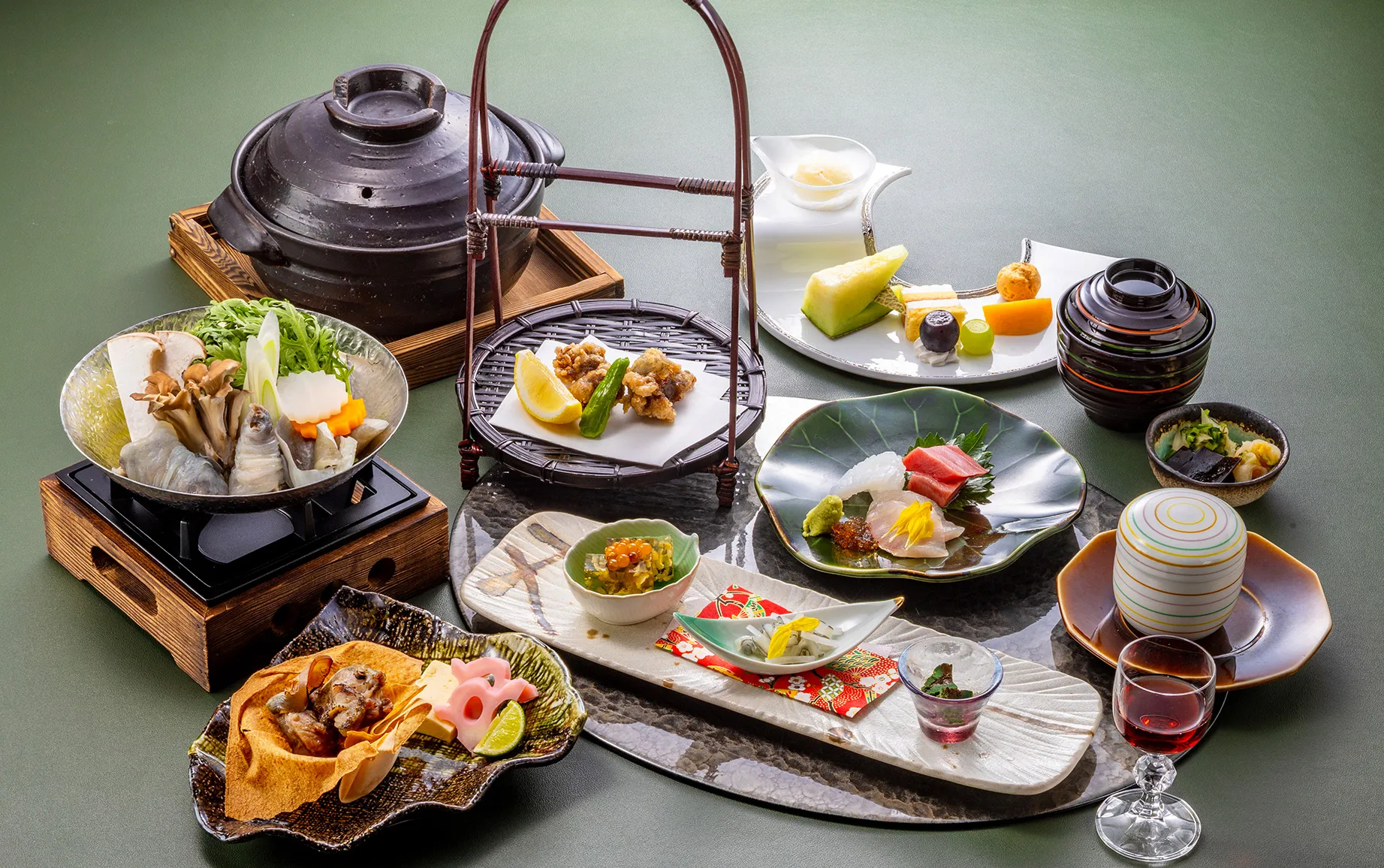 すっぽん尽くし会席